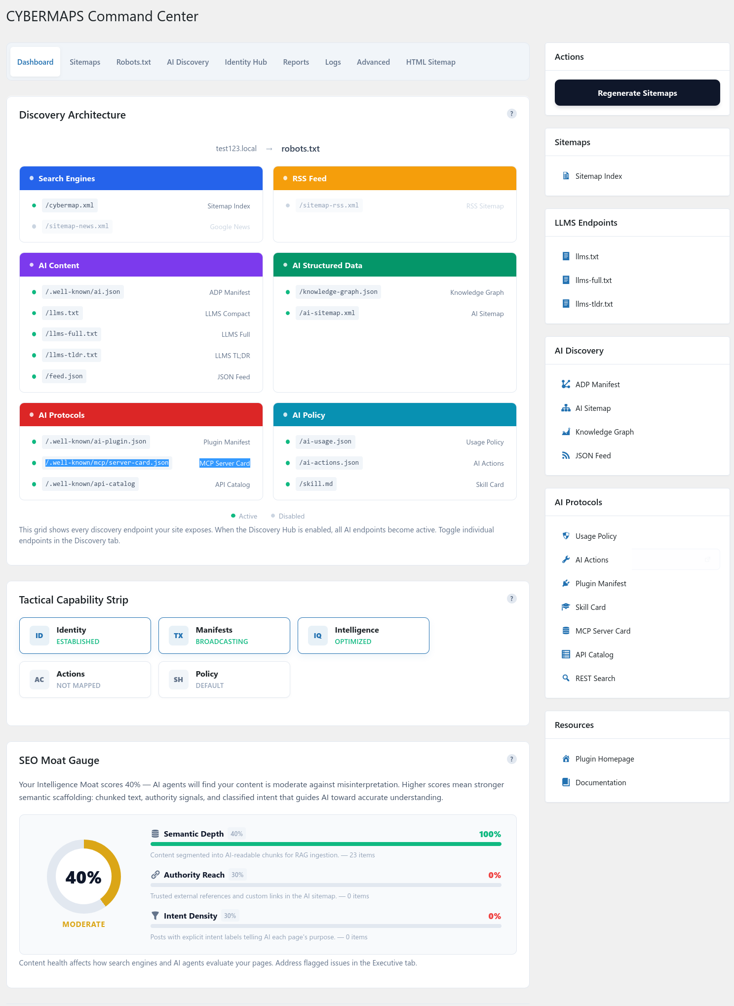 CYBERMAPS Dashboard