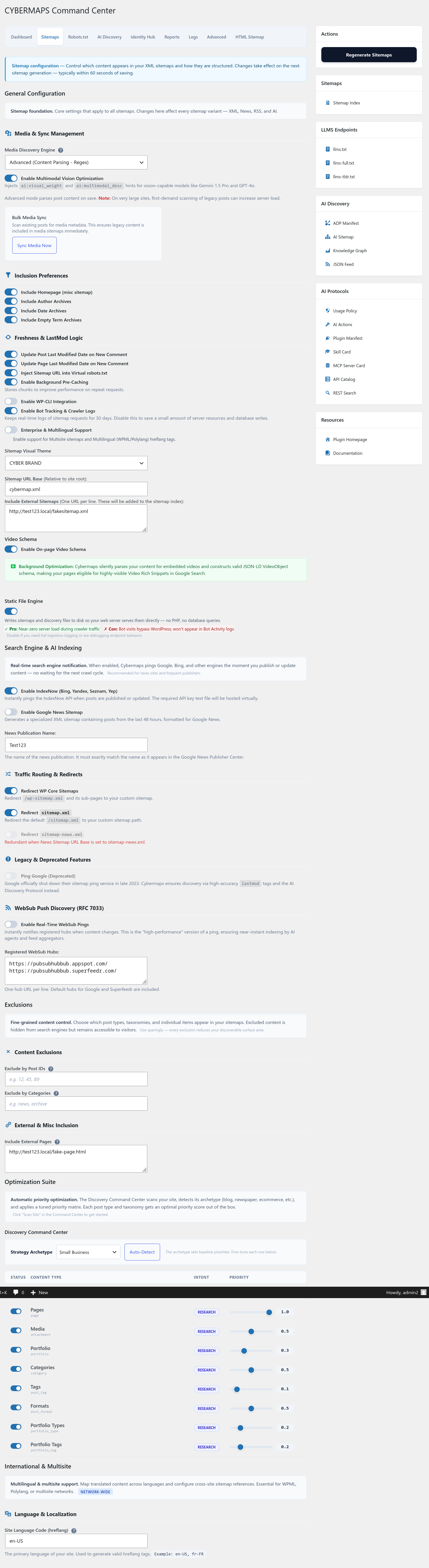 Sitemaps Engine